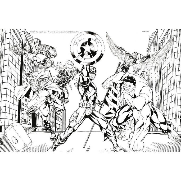 Puzzle de colorat - Avengers in misiune (60 de piese) [3]
