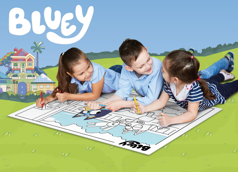 Puzzle de colorat maxi - Bluey (60 de piese) [4]