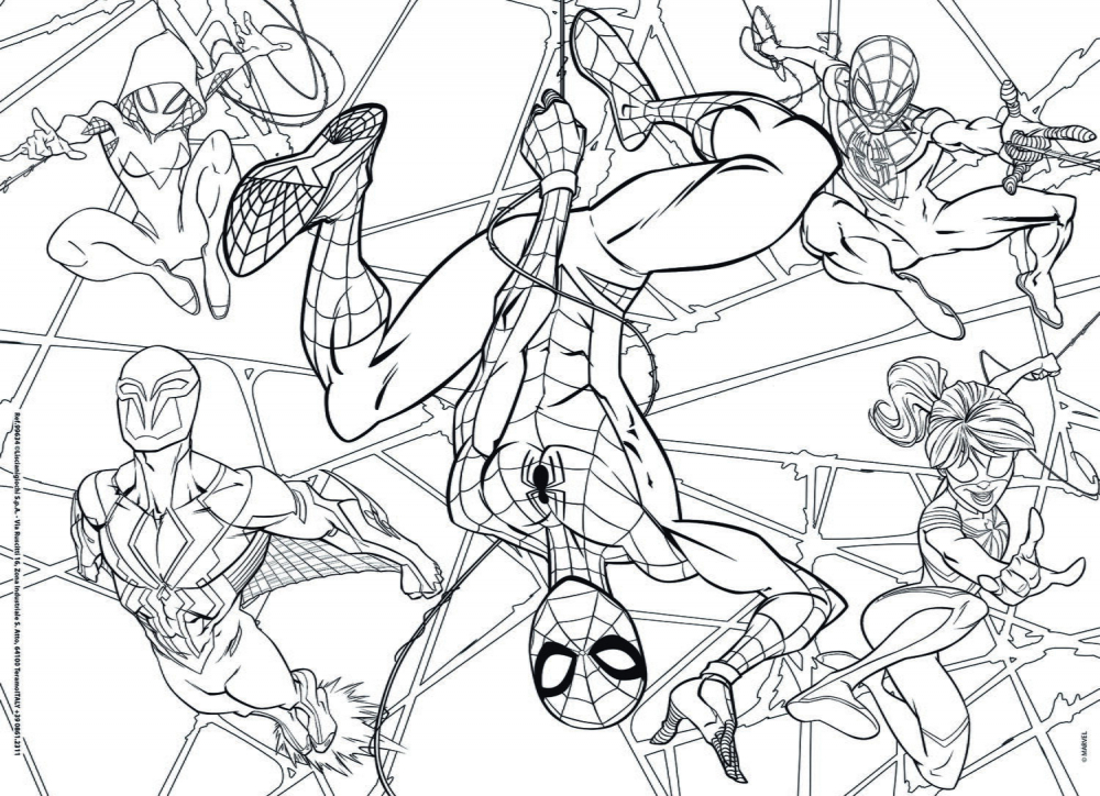 Puzzle de colorat - Spiderman (60 de piese) [3]