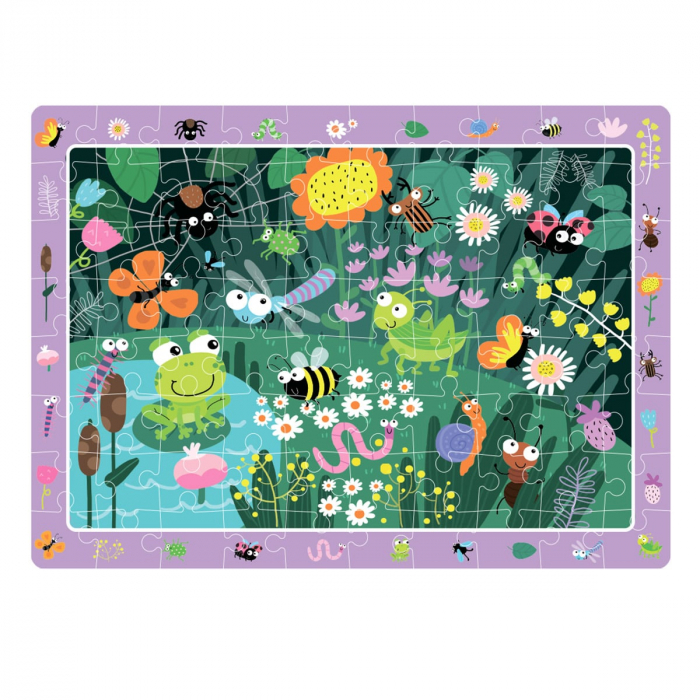 Puzzle de observare, In gradina, 80 piese, 5-10 [2]