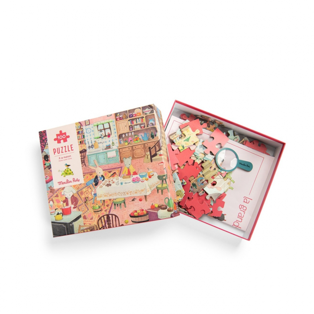 Puzzle de observatie Acasa, Moulin Roty, varsta 3 - 6 ani, Baiat, Fata [3]
