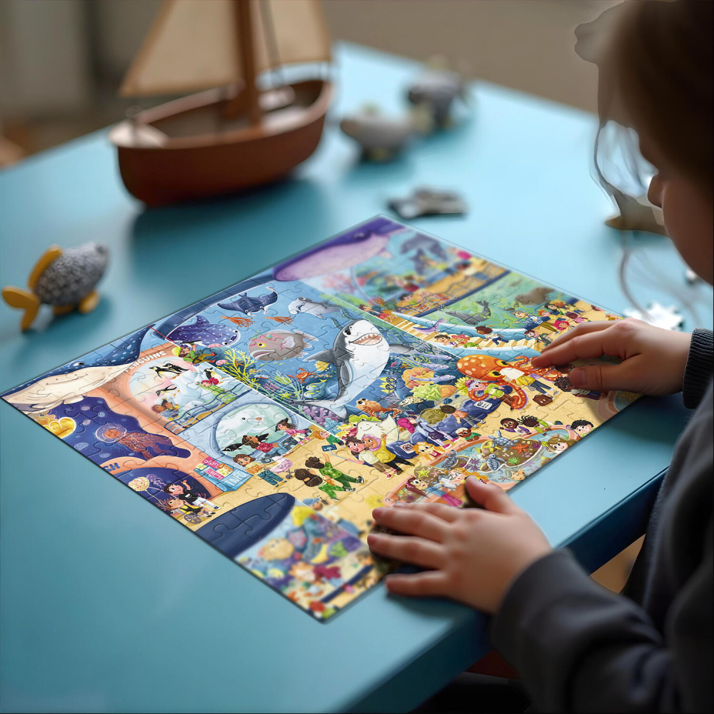 Puzzle - Delfinariu (150 piese) [2]