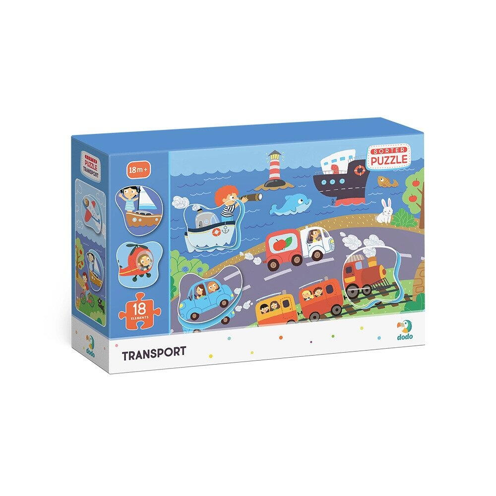 Puzzle - Descoperim vehiculele (18 piese) [2]