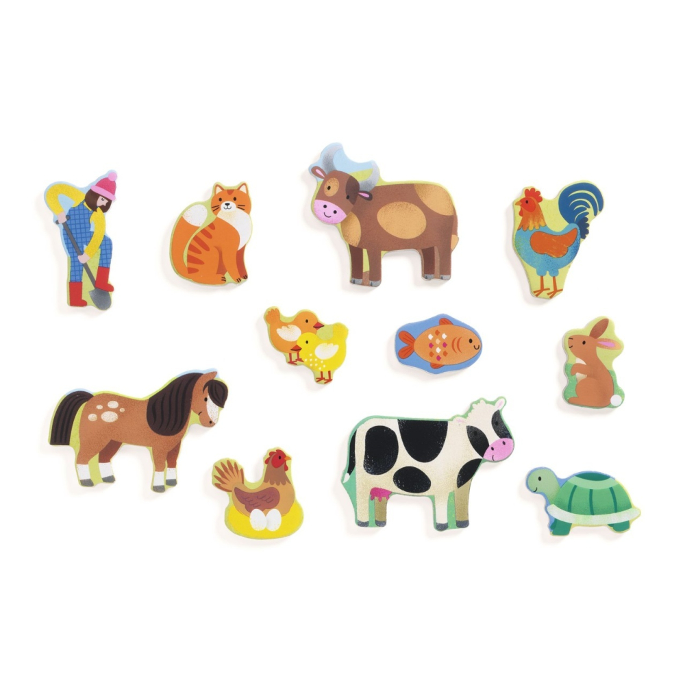 Puzzle din lemn Ferma, Djeco Baiat, Fata, varsta 1 - 3 ani, 3 - 6 ani [4]