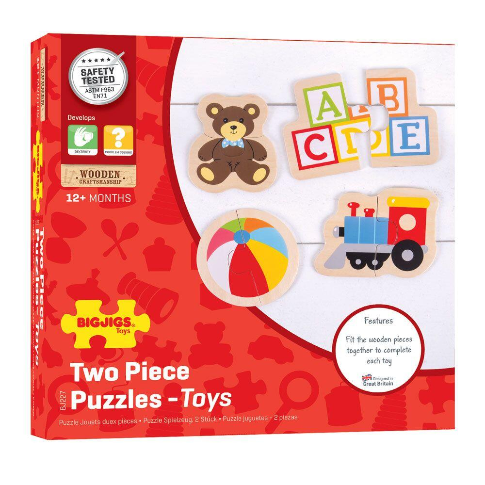 Puzzle din lemn - Jucarii (8 piese) [3]