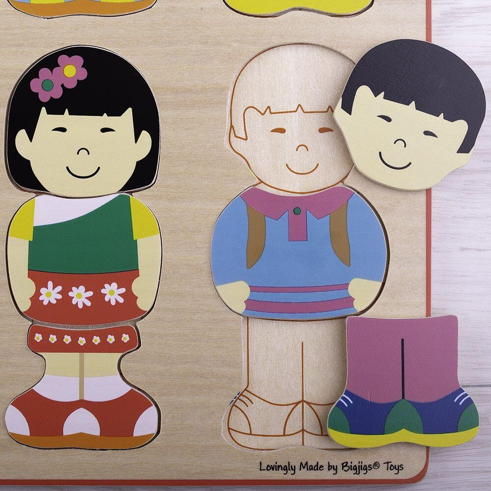 Puzzle din lemn - micutii prieteni [2]