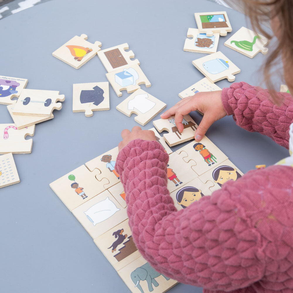 Puzzle din lemn - Perechea potrivita [3]