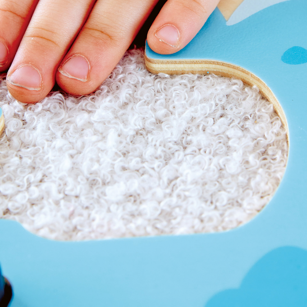 Puzzle din lemn tactil - Animale polare, copii varsta 2 ani+ [2]