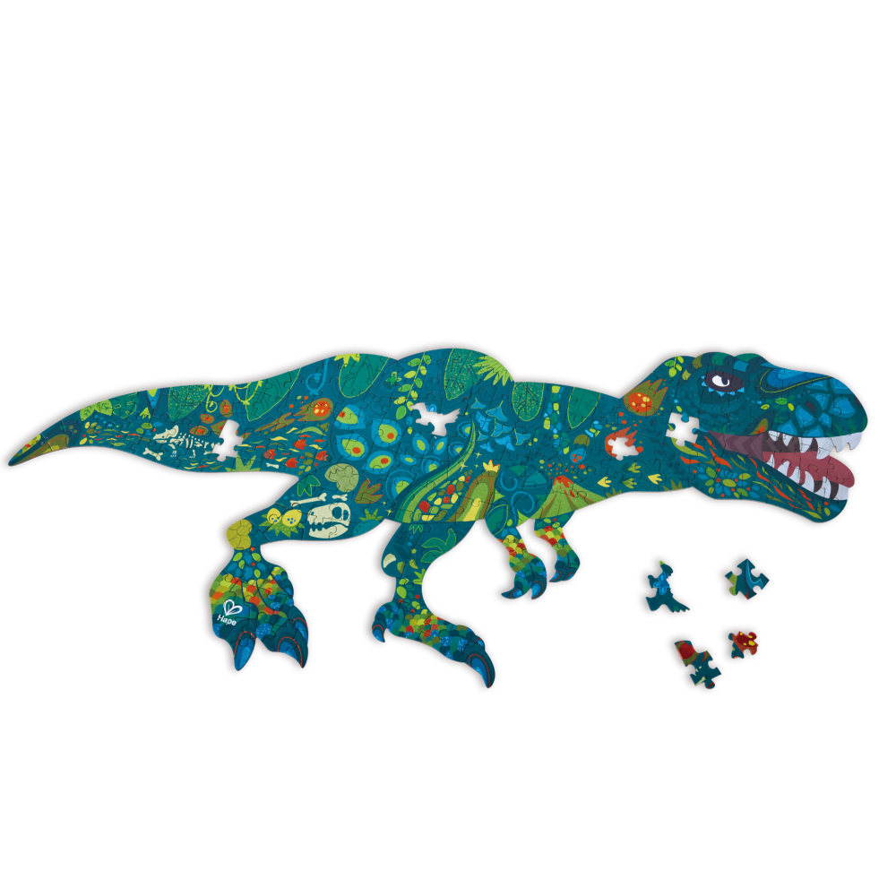 Puzzle - Dinozaur cu piese tematica dinozaur, 202 piese, copii varsta 8 ani+ [3]