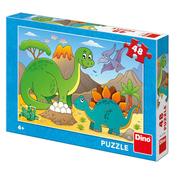 Puzzle - Dinozauri prietenosi (48 piese) [2]