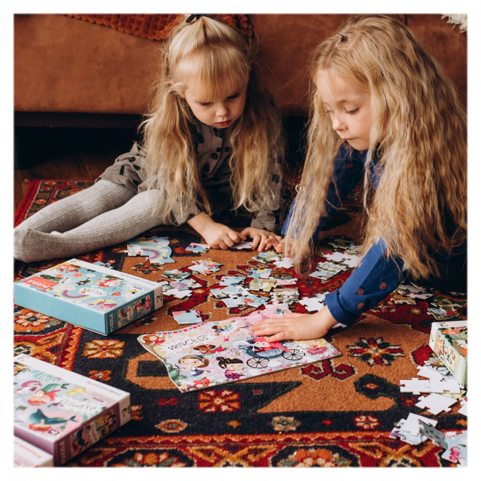 Puzzle educativ, Printesele in vacanta, 30 piese, 3-6 ani [3]