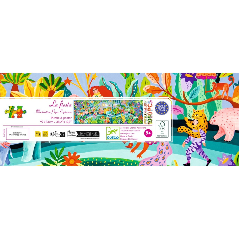 Puzzle galerie La fiesta, Djeco Baiat, Fata, varsta +9 ani [5]