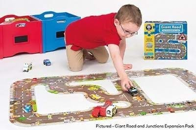 Puzzle gigant de podea, traseu masini (20 piese), GIANT ROAD JIGSAW, Orchard Toys [4]