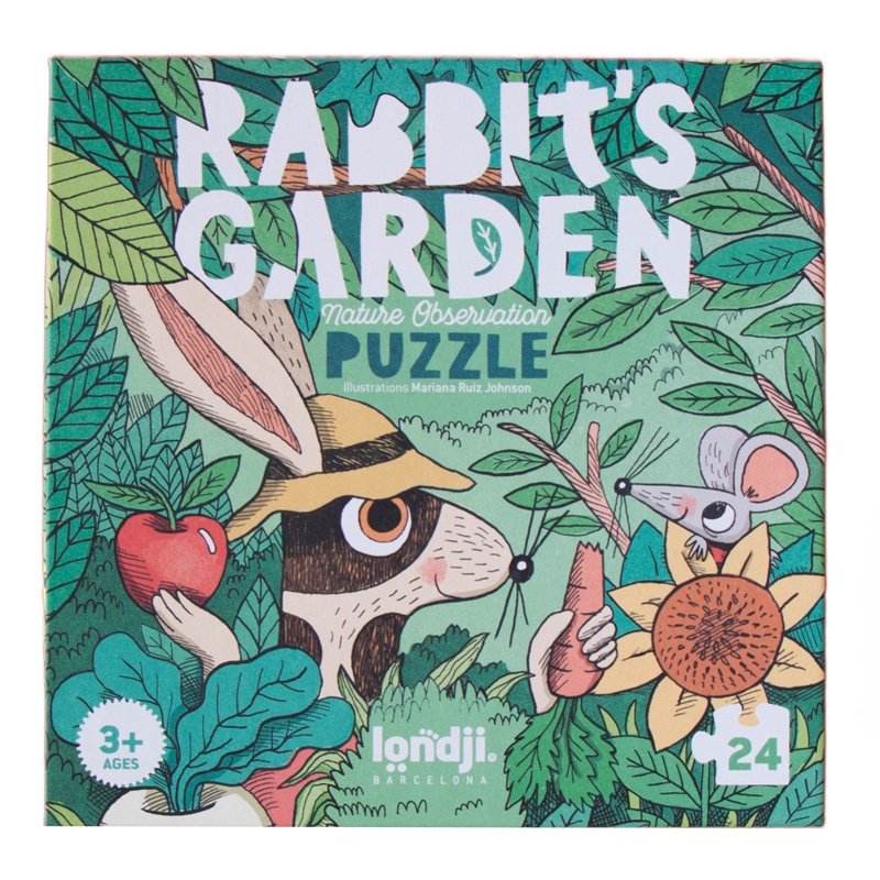 Puzzle Gradina iepurasilor, Londji, varsta 1 - 3 ani, Baiat, Fata [1]