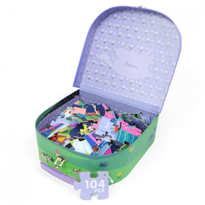 Puzzle pentru Podea, Cadou Frumoasa Adormita, Jucarii MiDeer [3]