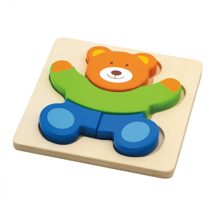 Puzzle incastru din lemn Ursulet [1]