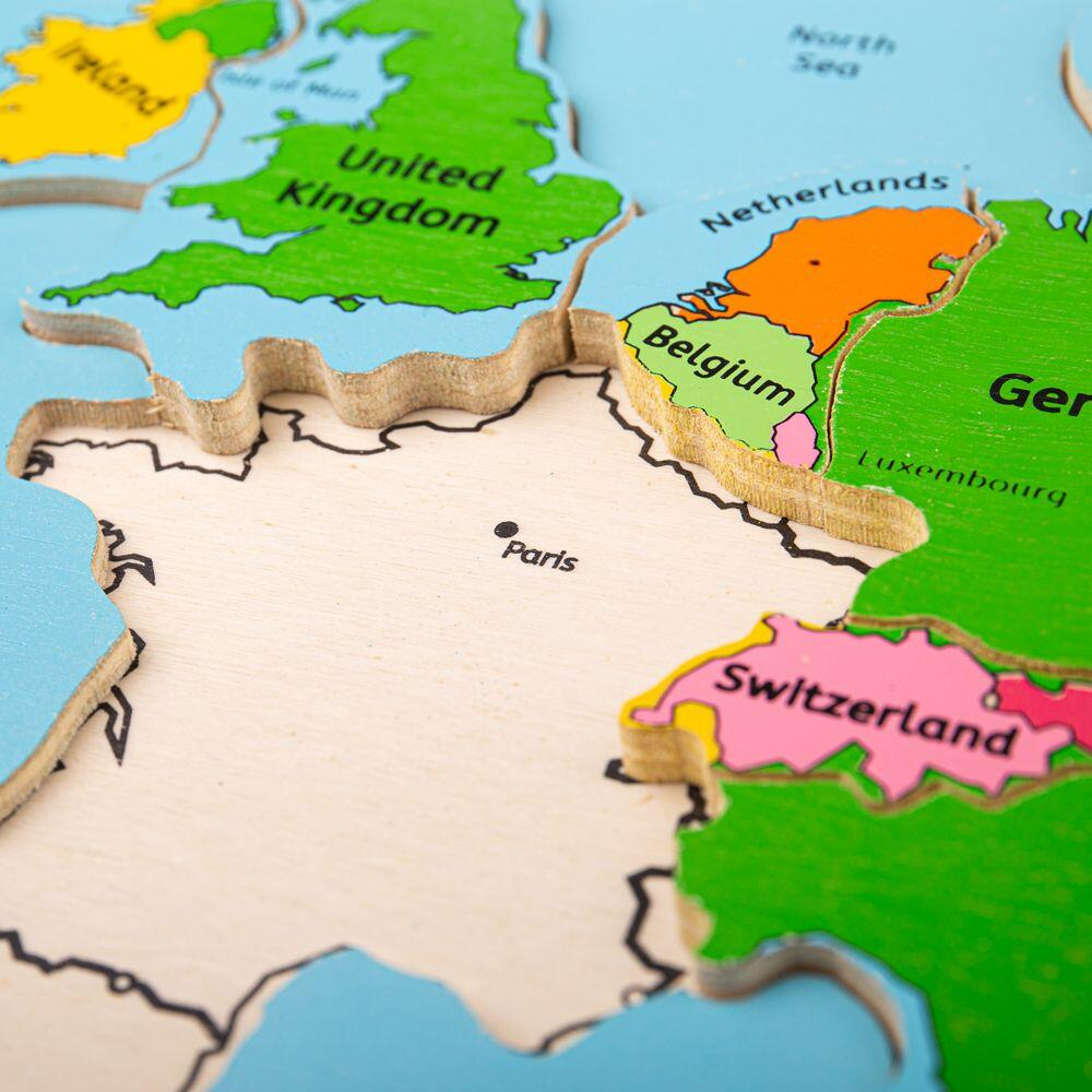 Puzzle incastru harta Europei [5]