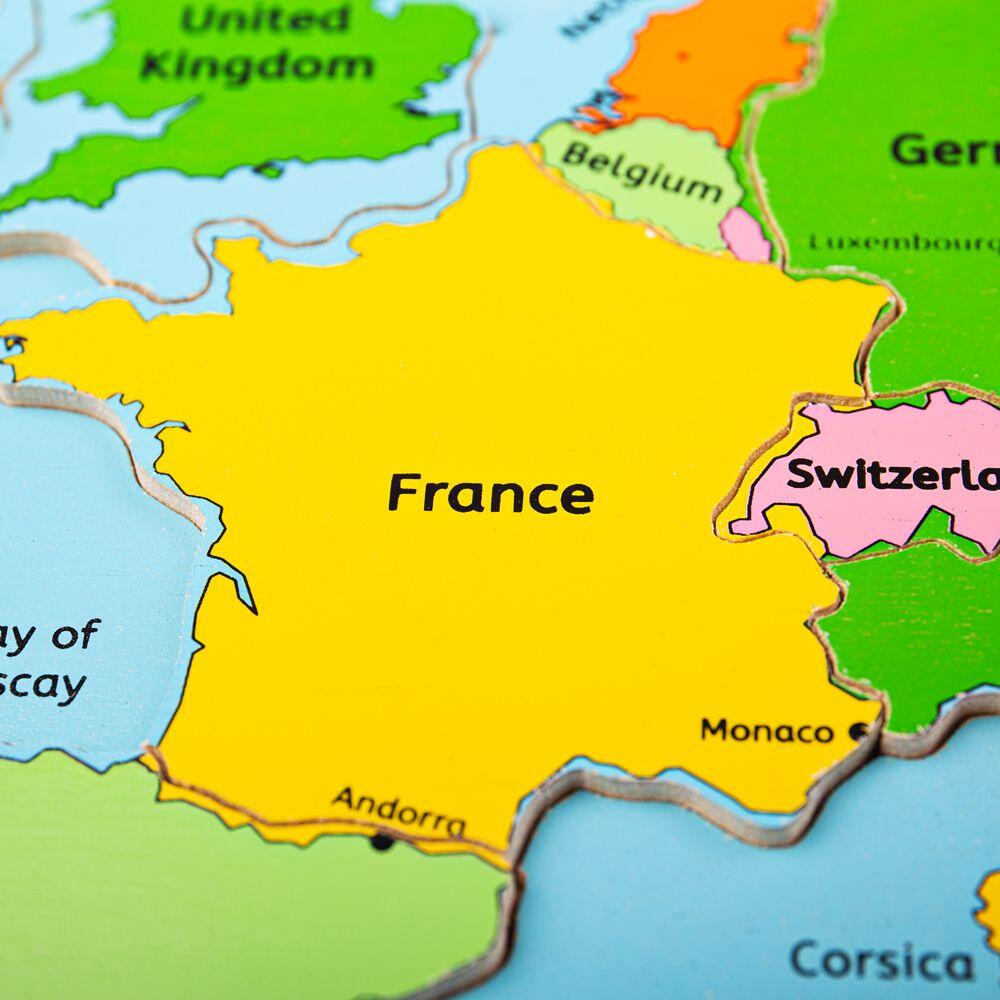 Puzzle incastru harta Europei [2]