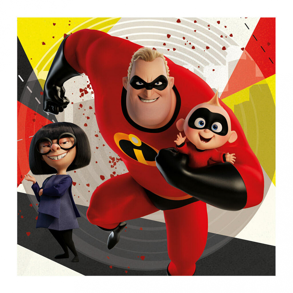 Puzzle - Incredibilii 2 ( 3 x 55 piese) [2]