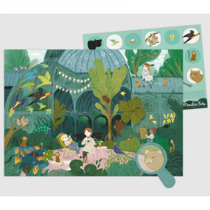 Puzzle Intre plante, Moulin Roty, varsta 3 - 6 ani, Baiat, Fata [2]