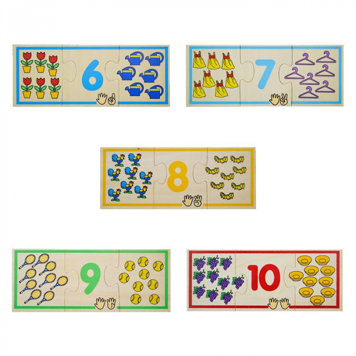 Puzzle lemn Invatam numerele [3]