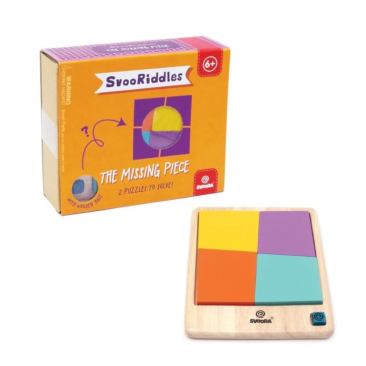 Puzzle logic din lemn Piesa lipsa, Svoora pentru Baiat, Fata varsta 6 - 9, 9+ [1]