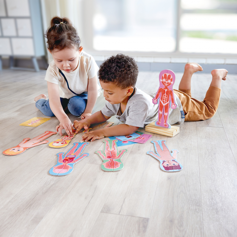 Puzzle magnetic pentru copii - Corpul uman (68 piese), copii varsta 3 ani+,6 ani+ [2]