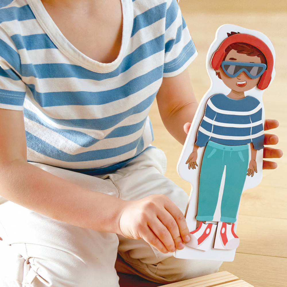 Puzzle magnetic de imbracare pentru copii (68 piese), copii varsta 3 ani+,6 ani+ [5]