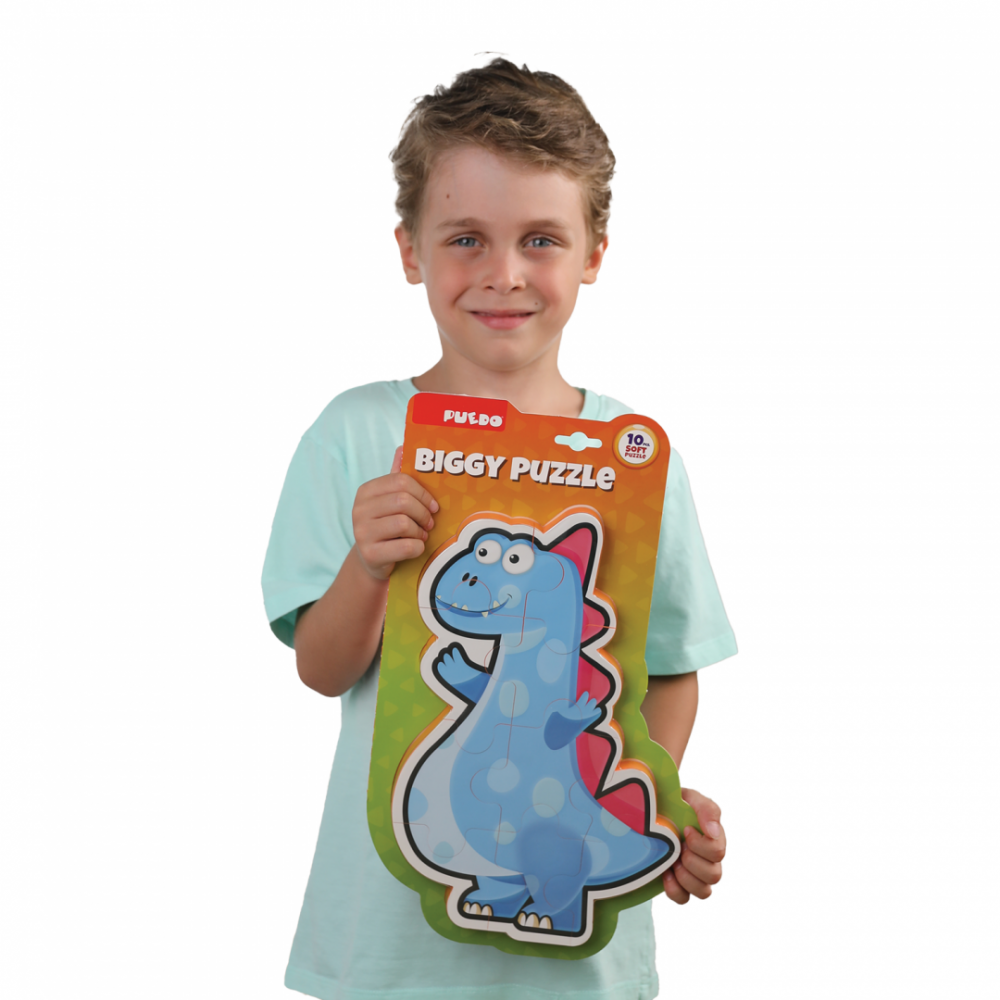 Puzzle maxi, 10 piese- albastru [2]