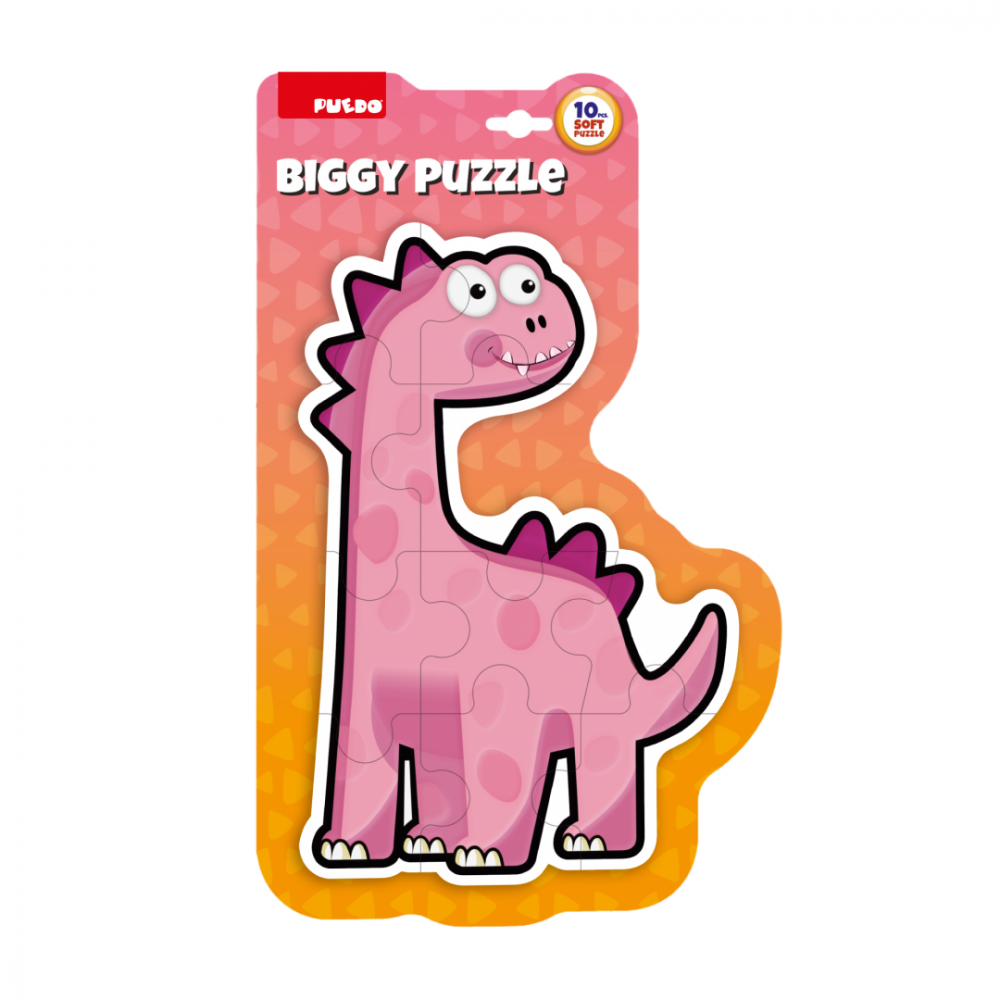 Puzzle maxi, 10 piese- roz [1]