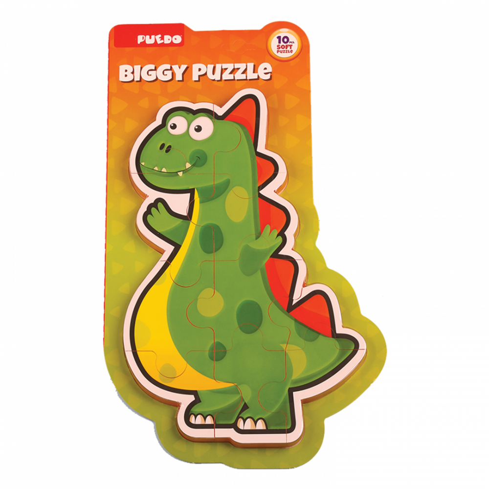 Puzzle maxi, 10 piese- verde [1]