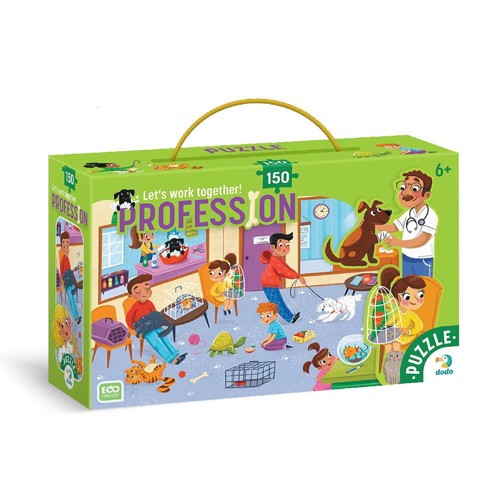 Puzzle meserii - Medic veterinar (150 piese) [1]
