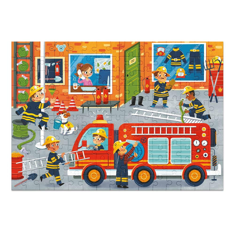 Puzzle meserii - Pompier (150 piese) [3]