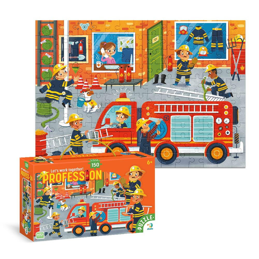 Puzzle meserii - Pompier (150 piese) [2]