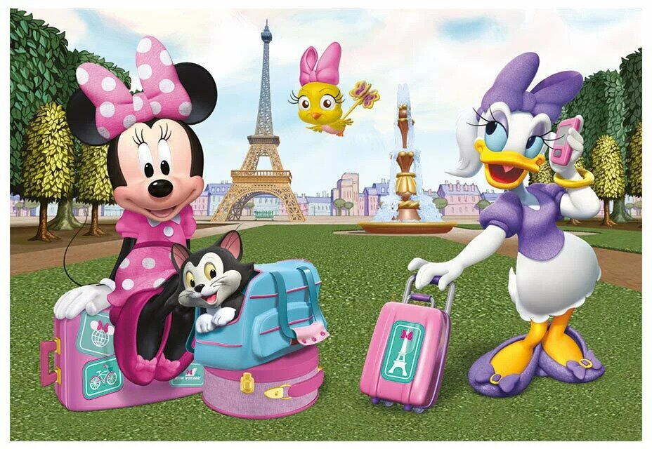 Puzzle - Minnie si Daisy (24 piese) [2]