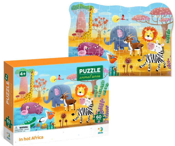 Puzzle - Minunatele animalute din Africa ( 60 piese) [2]