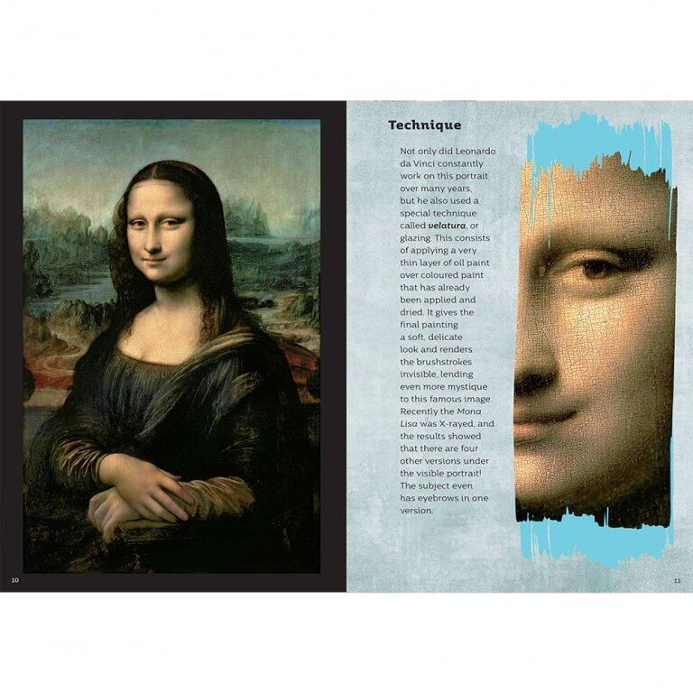 Puzzle Mona Lisa (300 piese+carte) [4]