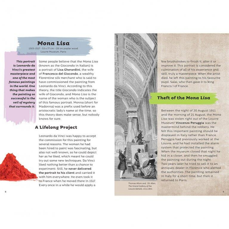 Puzzle Mona Lisa (300 piese+carte) [3]