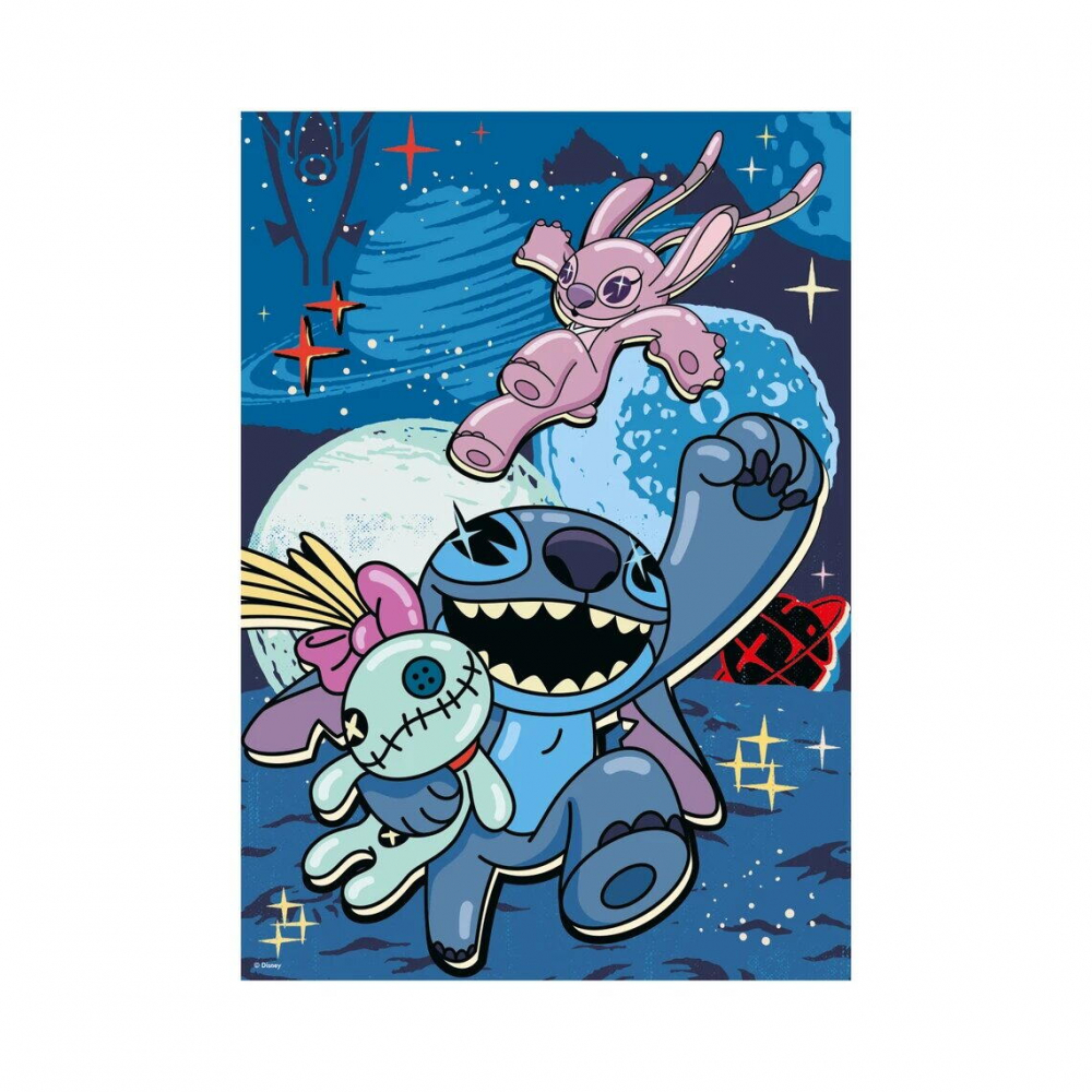 Puzzle neon XL - Stitch (100 piese) [3]
