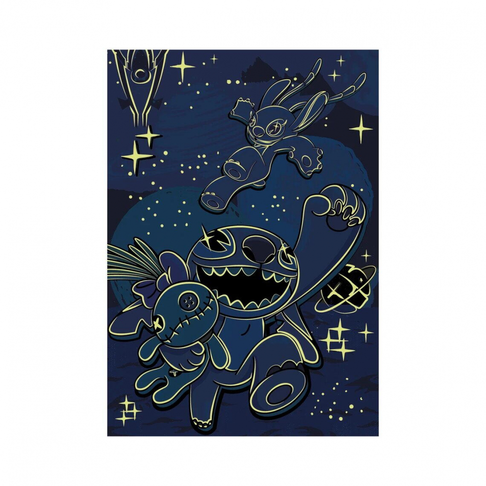 Puzzle neon XL - Stitch (100 piese) [4]