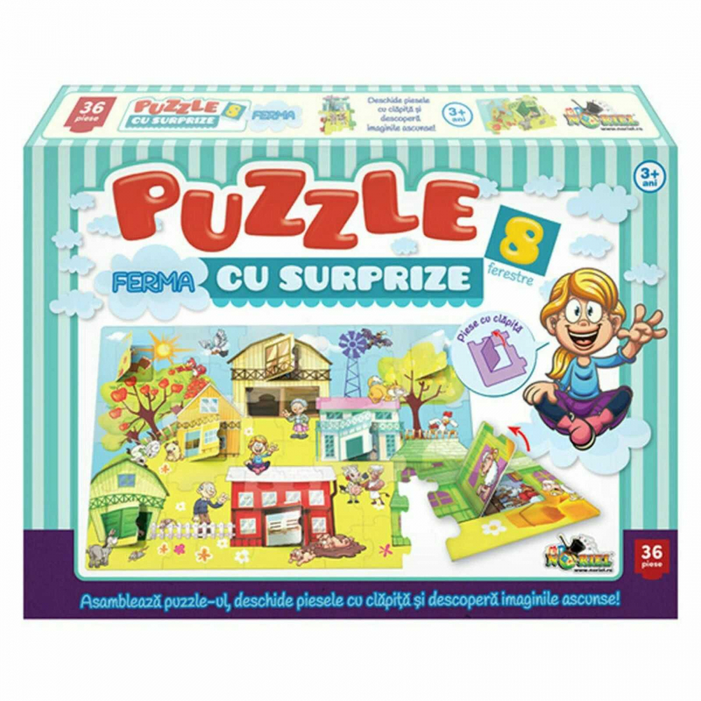 Puzzle Noriel - Ferma Cu Surprize, 36 Piese [4]