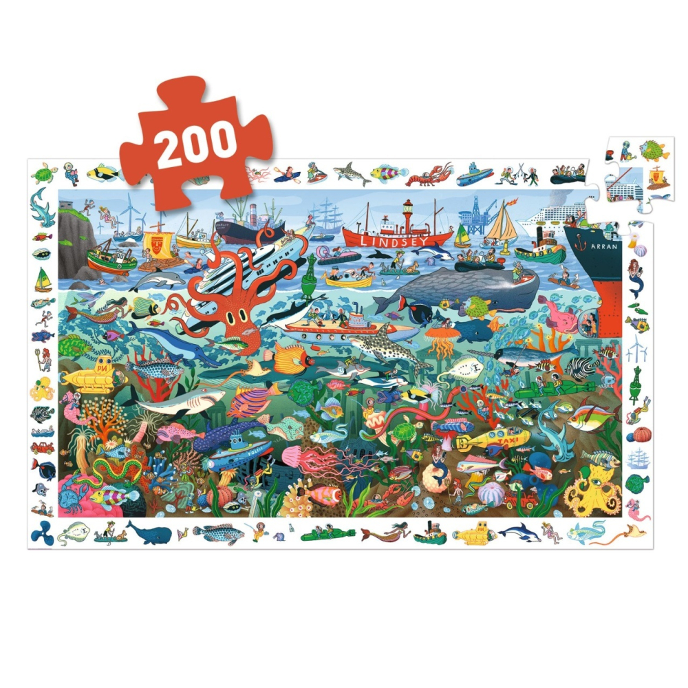 Puzzle ObservaÈ›ie Secretele marii, Djeco Baiat, Fata, varsta +9 ani, 6 - 9 ani [4]