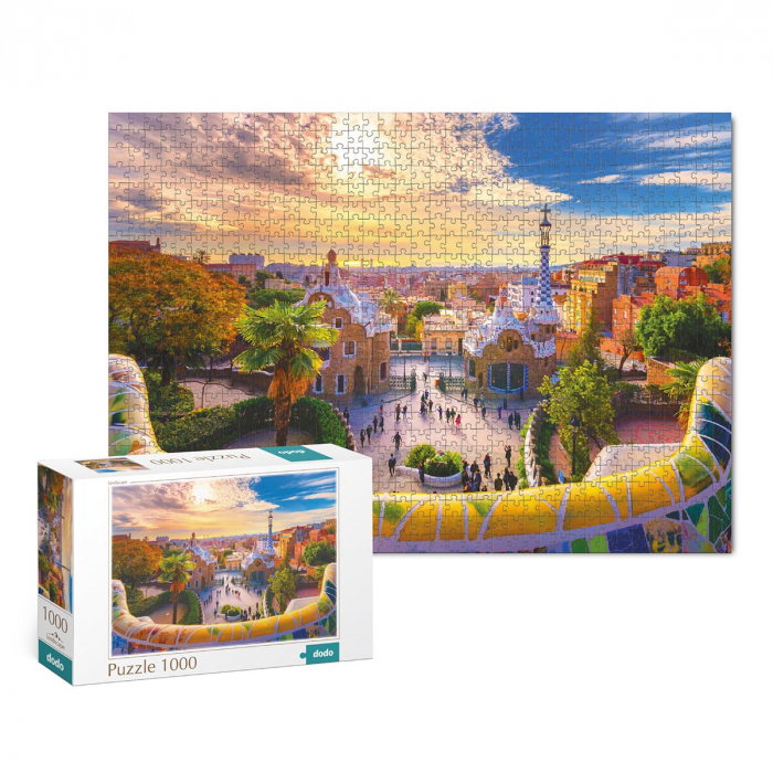 Puzzle Parcul Guell, Barcelona, 1000 piese, 8+ ani [3]