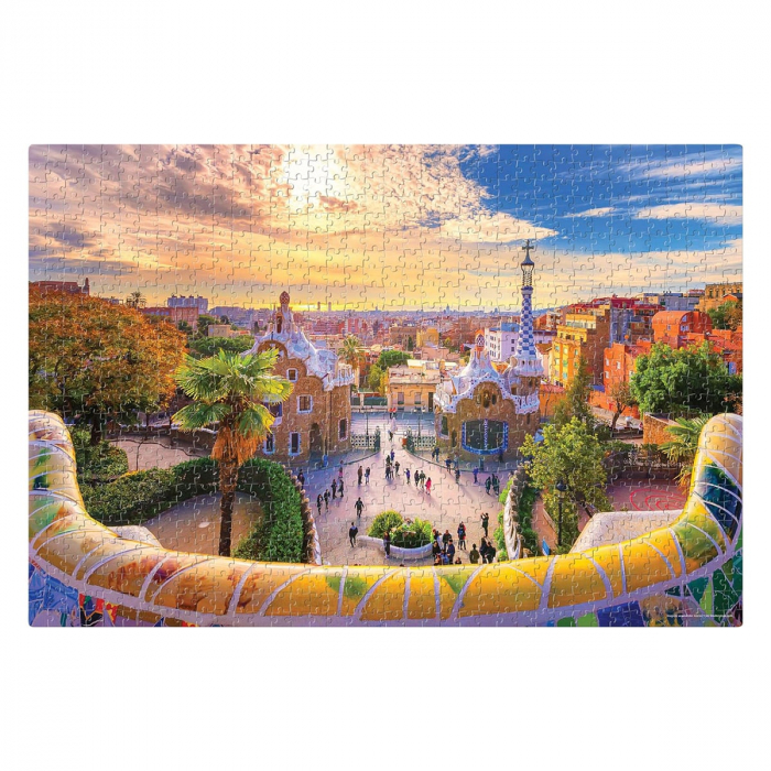 Puzzle Parcul Guell, Barcelona, 1000 piese, 8+ ani [2]