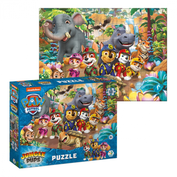 Puzzle Patrula catelusilor, Jungle, 60 piese, 4-7 ani [3]