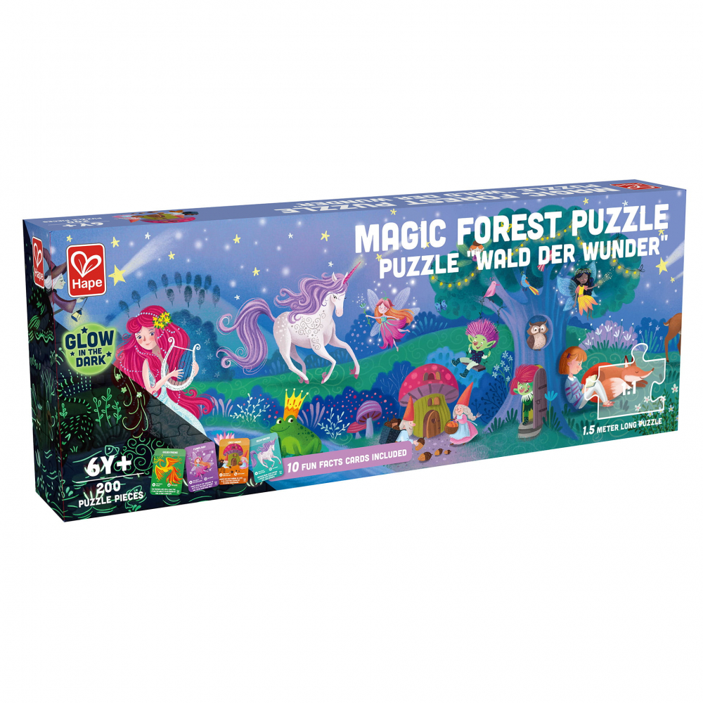 Puzzle pentru copii fosforescent cu Zane (200 piese, 1.5m), copii varsta 6 ani+,8 ani+ [2]