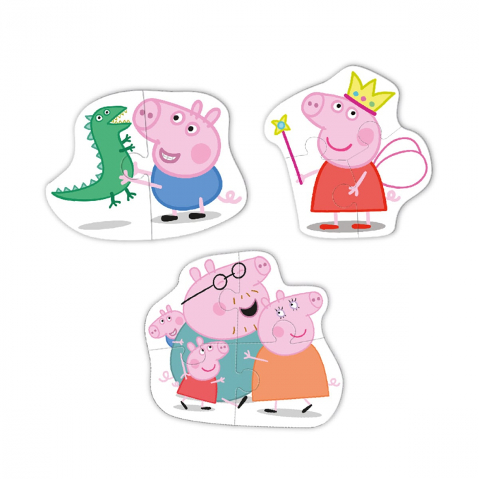 Puzzle Peppa Pig, 3 in 1, 2-5 ani [2]