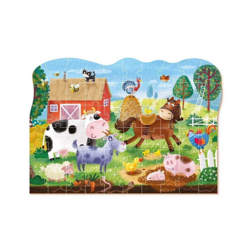 Puzzle - Peripetii la ferma (60 piese) [3]