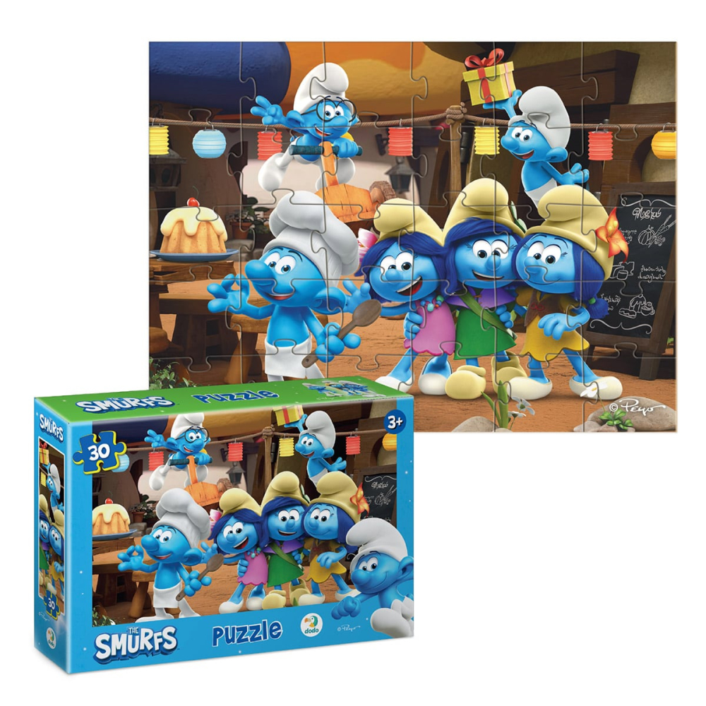 Puzzle Petrecerea Ștrumfilor, 30 piese, varsta 3-7 ani [4]