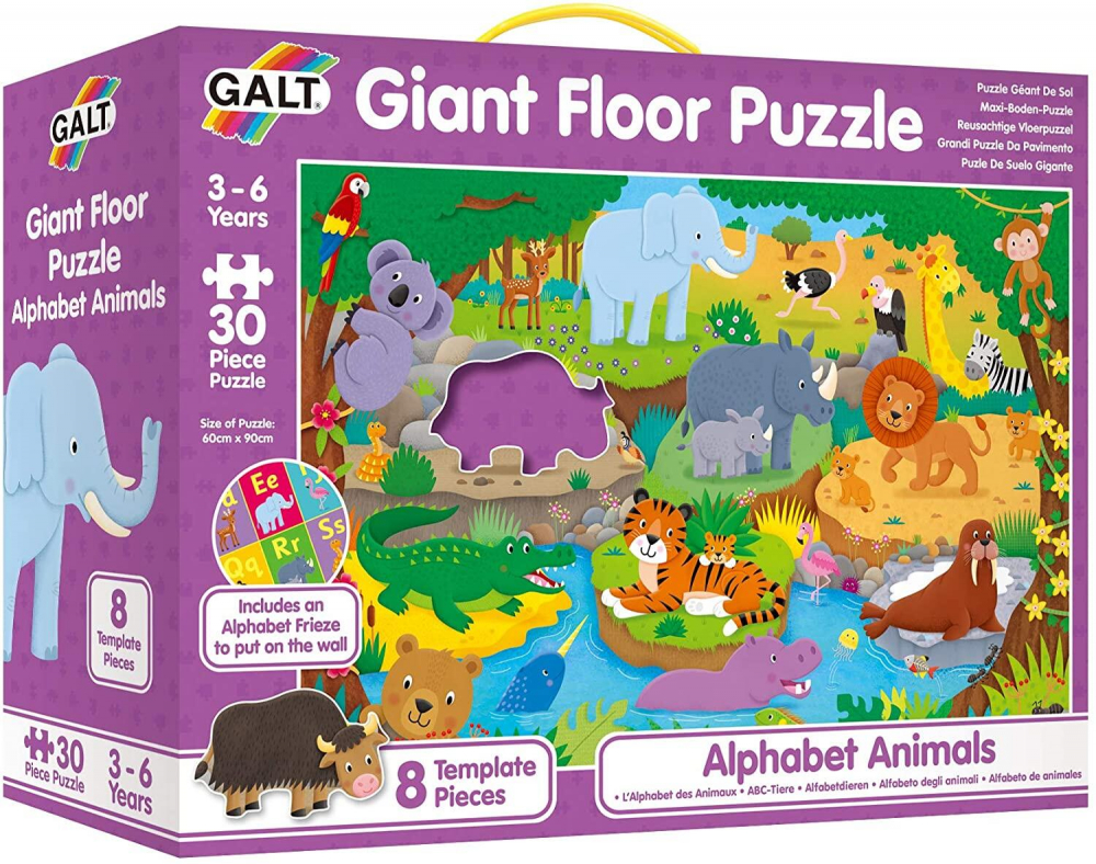 Puzzle Podea: Alfabetul animalutelor (30 piese) [1]